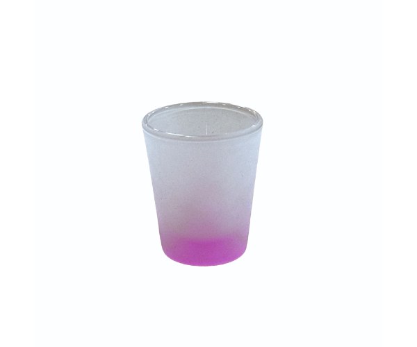 כוס שוט פרוסטי תחתית ורוד, 1.5oz