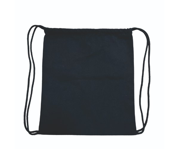 תיק גב שרוכים כותנה 40×35 — שחור